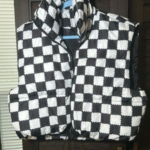 Puffer vest crop